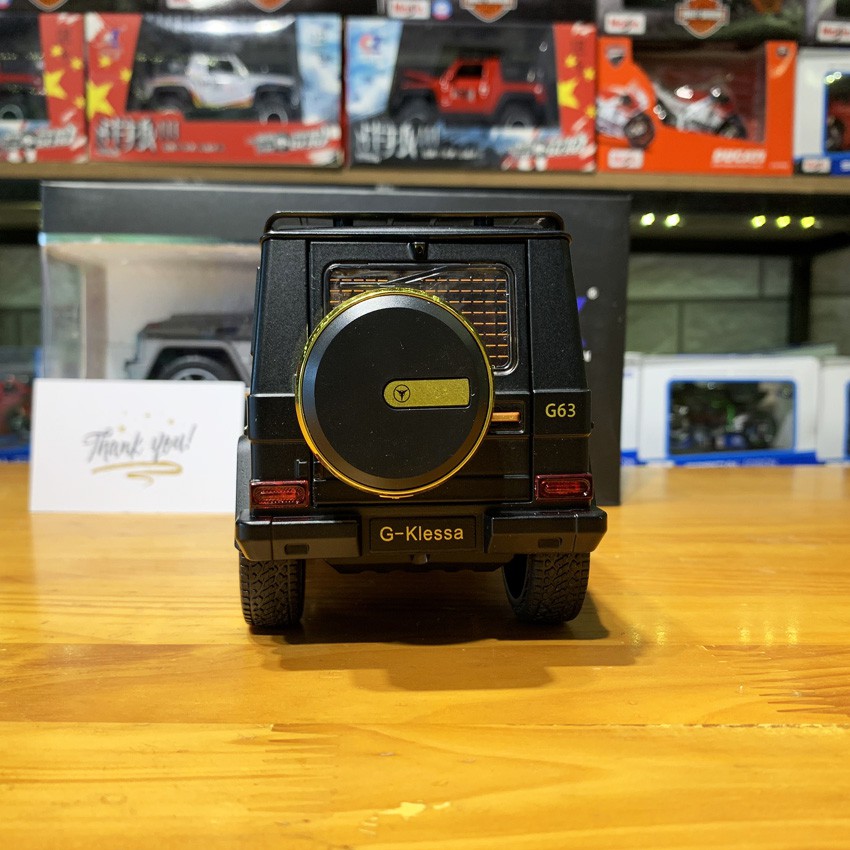 Mô hình xe hợp kim Mercedes-Benz G63 G-Klessa tỉ lệ 1:24 màu đen
