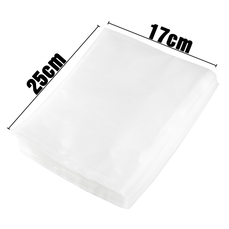 Túi hút chân không nhám 1 mặt túi đựng thực phầm hút chân không combo 50 túi đựng từ 700g>1,3kg thực phẩm một túi