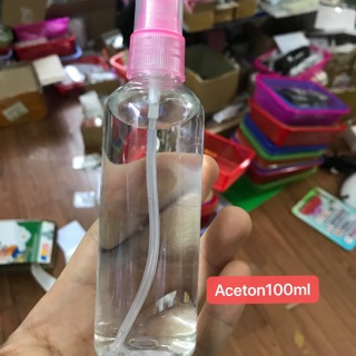 Aceton ủ phá móng chai 100ml- Hàng có sẵn !