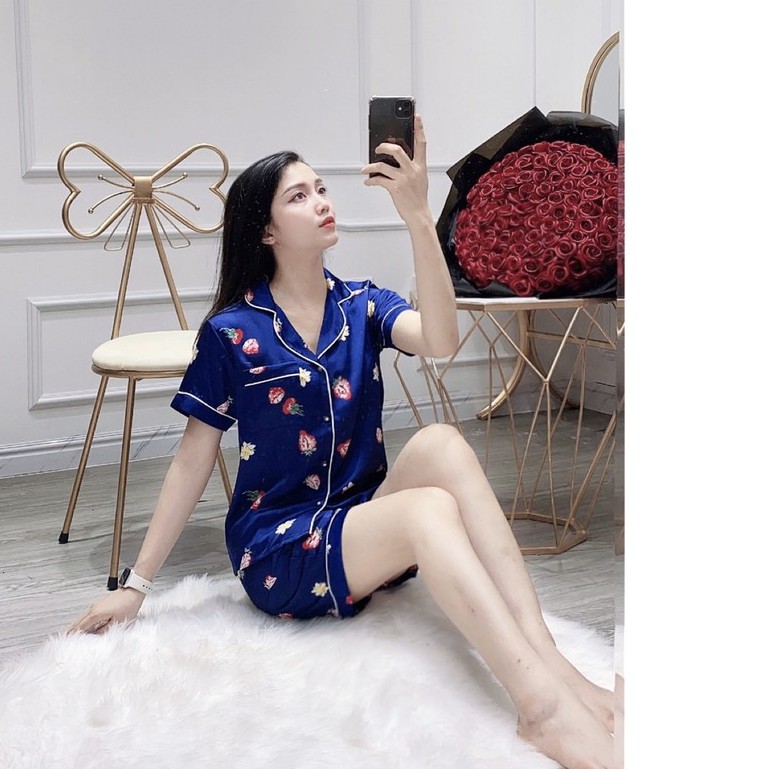 Bộ pijama lụa cao cấp siêu mát 😘 | BigBuy360 - bigbuy360.vn
