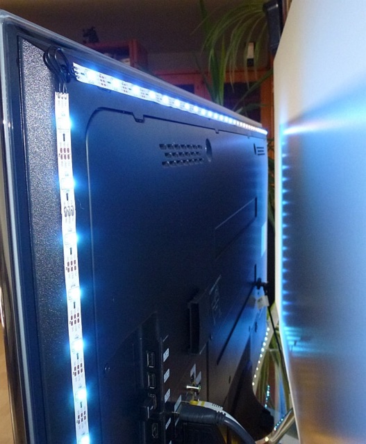 Bộ đèn dán viền màn máy tính Ambilight 4 cạnh | BigBuy360 - bigbuy360.vn