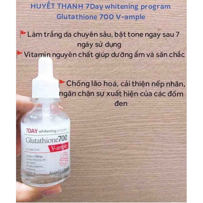 Tinh Chất Truyền Trắng Gluthione 700