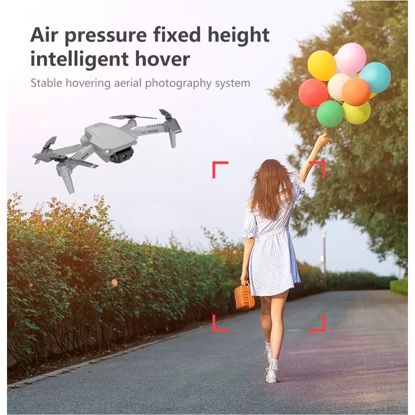 Kfun E88 WIFI Được Trang Bị Camera HD 4K Góc Rộng Chế Độ Giữ Cao Máy Bay Không Người Lái Cánh Tay Gập E58 Cấp  | BigBuy360 - bigbuy360.vn