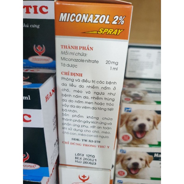 Sp mới miconazol xịt nấm hanvet