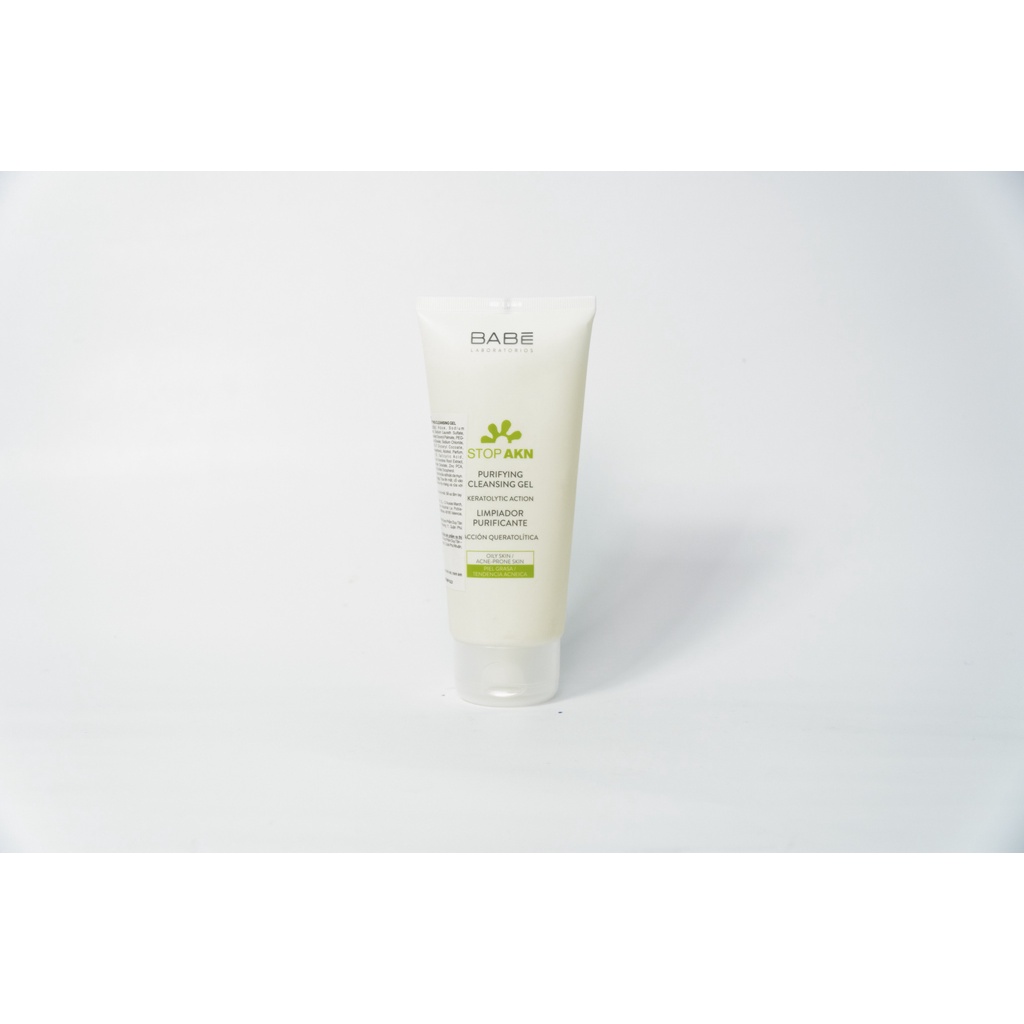 Sữa rửa mặt dịu nhẹ Babe Stop AKN Purifying Cleansing Gel 200ml