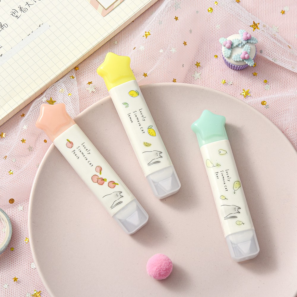 Bút xóa kéo hai mặt thiết kế nắp ngôi sao độc đáo TG-B813C