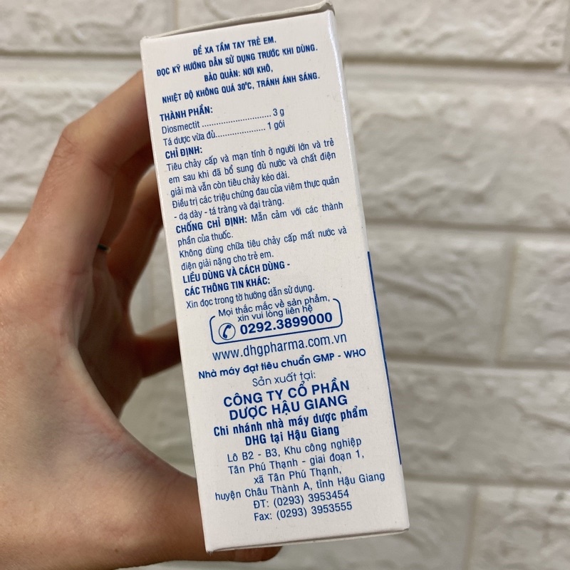 Hamett hỗn trợ các chứng đau bụng , tiêu chảy - Hộp 24 gói