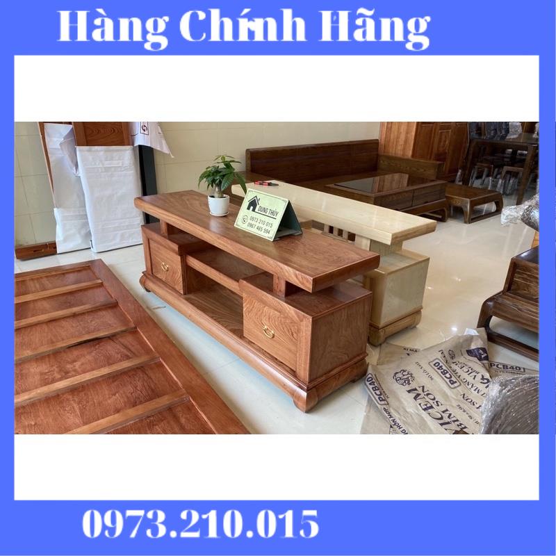 HÀNG CHÍNH HÃNG   Kệ tivi gỗ hương đá KT01 giá gốc tại xưởng