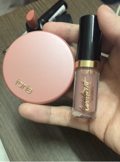 Set phấn má và son Tarte