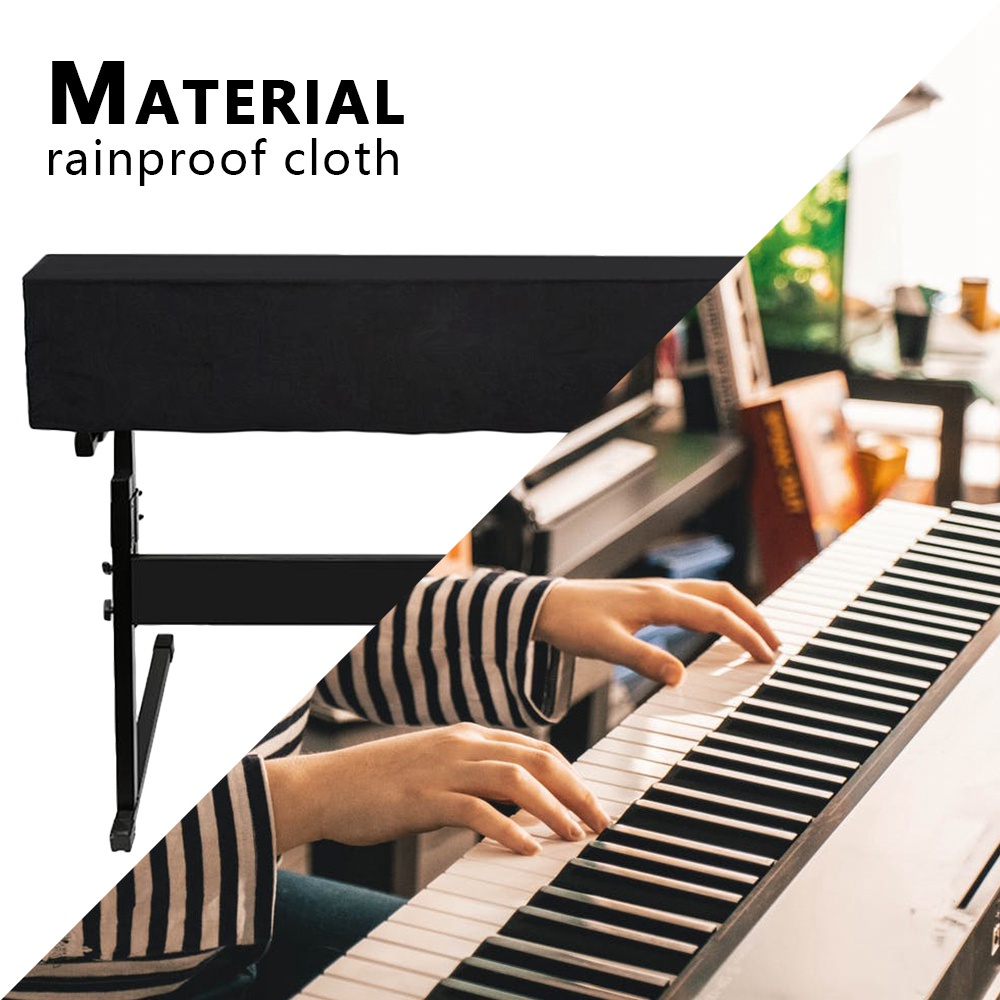 LEOTA Adjustable Dust Covers Dust-proof Electric/Digital Piano Piano Covers Machine Washable Elastic Cord Waterproof Stretchable Super Practical Locking Clasp Keyboard Cover