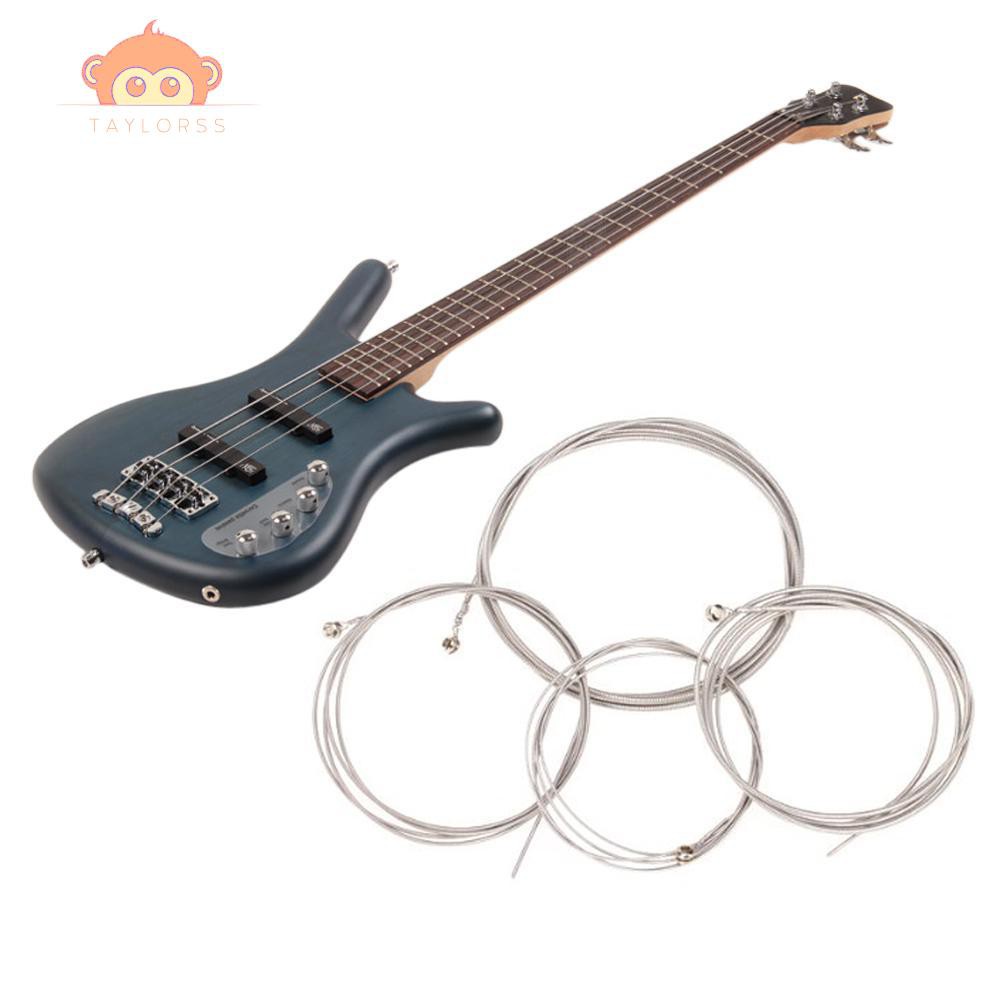 Set 4 Dây Đàn Guitar Bass Bằng Thép 4 Dây Taylor