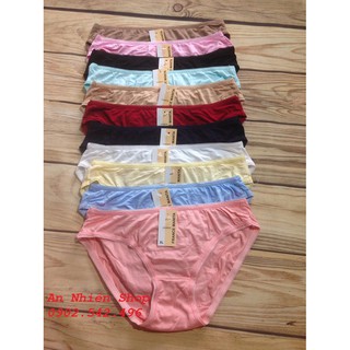 Quần lót nữ coton trơn mara