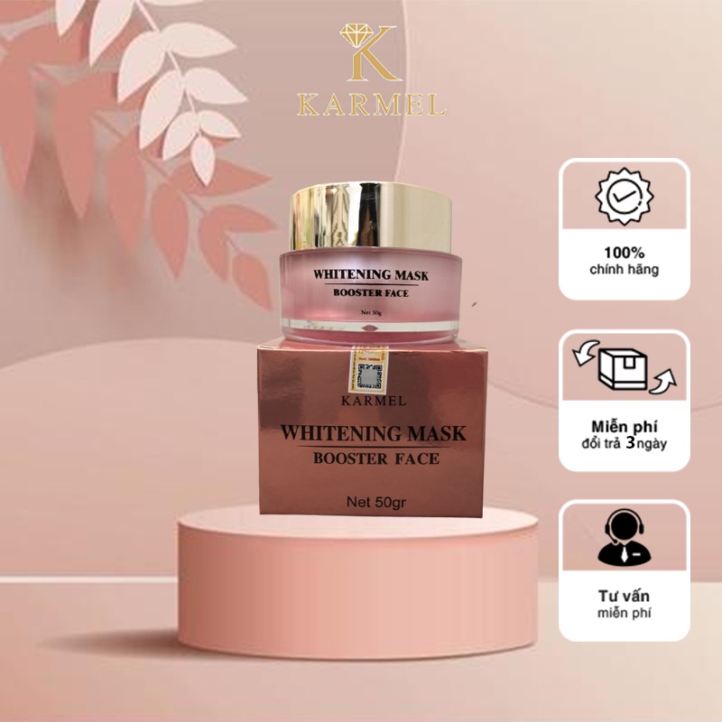 Cấy và ủ trắng măt giúp sáng da, mờ thâm nám, đồng đều mầu da Kamel  50g - Whitening Mask