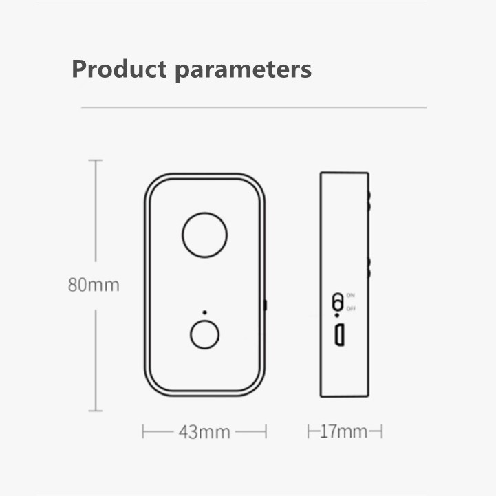 Máy dò camera ẩn Xiaomi Smoovie, cảm biến 3D, quét hồng ngoại, tìm camera quay lén, lỗi 1 đổi 1