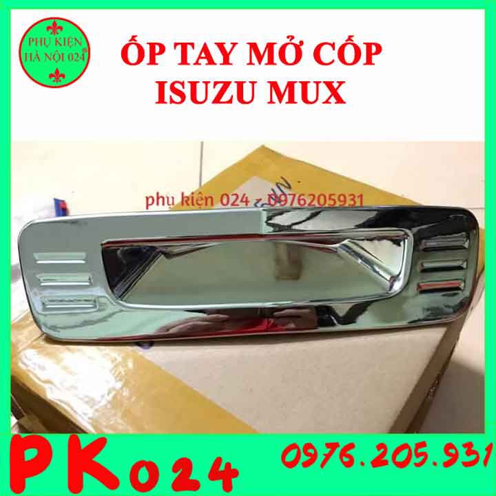 [MU-X 2020] Ốp Tay Mở Cốp Mạ Crom Xe MUX, MU-X 2020