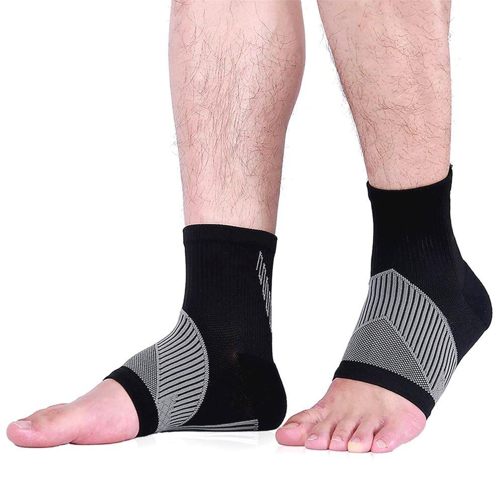 1 Đôi Vớ Nén Chân Co Giãn Hỗ Trợ Phục Hồi Chấn Thương