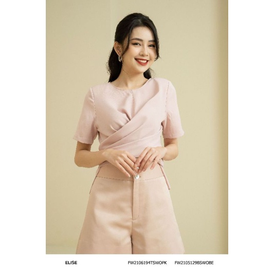 Áo sơ mi kiểu Elise size L mới newtag