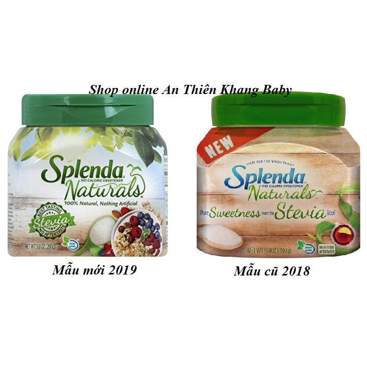 Đường splenda naturals Stevia cao cấp của Mỹ dành cho người ăn kiêng