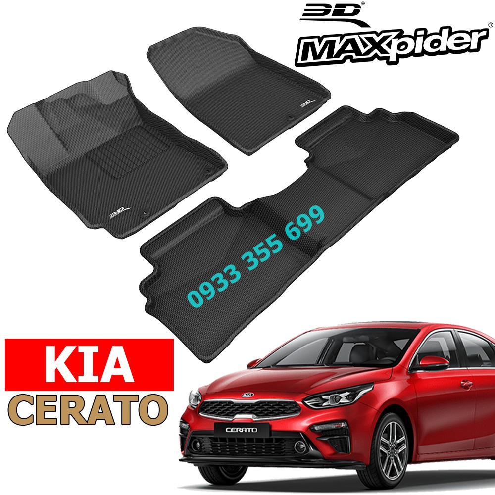 Thảm Lót Sàn KIA CERATO/K3 chính hãng 3D MAXpider KAGU 2019 2020 2021 2022