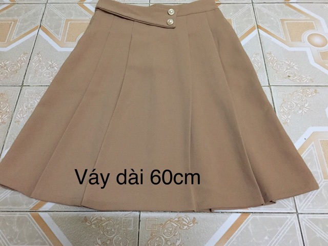 Chân váy xoè công sở dáng vừa và dáng dài 85k-89k