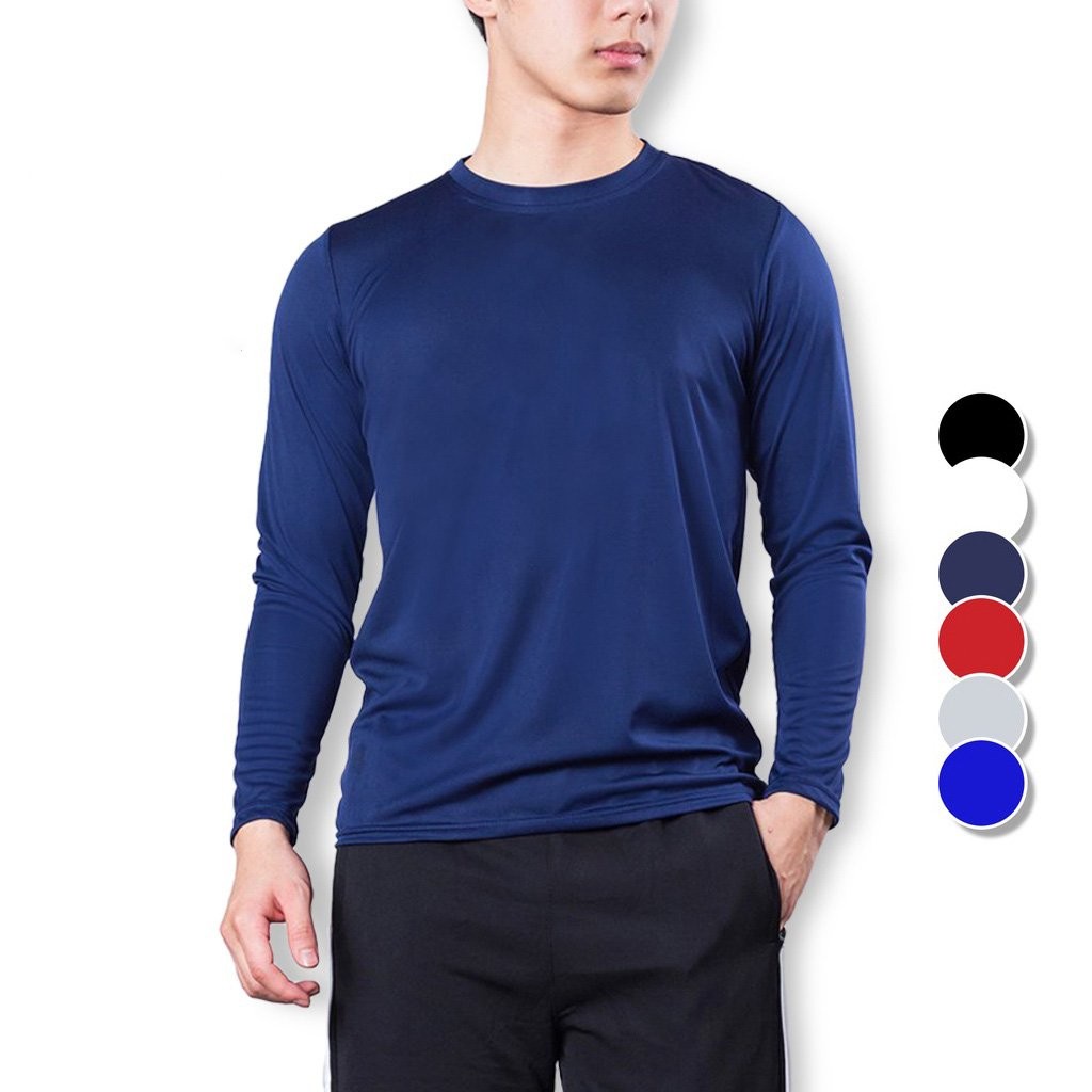 Áo thun tay dài nam áo giữ nhiệt thể thao dáng body 6 màu lựa chọn