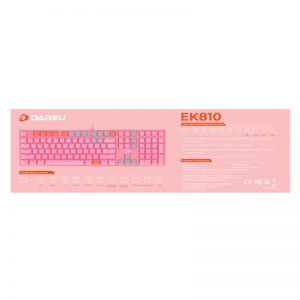 Bàn phím cơ Gaming Dareu EK810 Multi Led Brown/Blue/Red Switch (Chính hãng, BH 24 tháng)