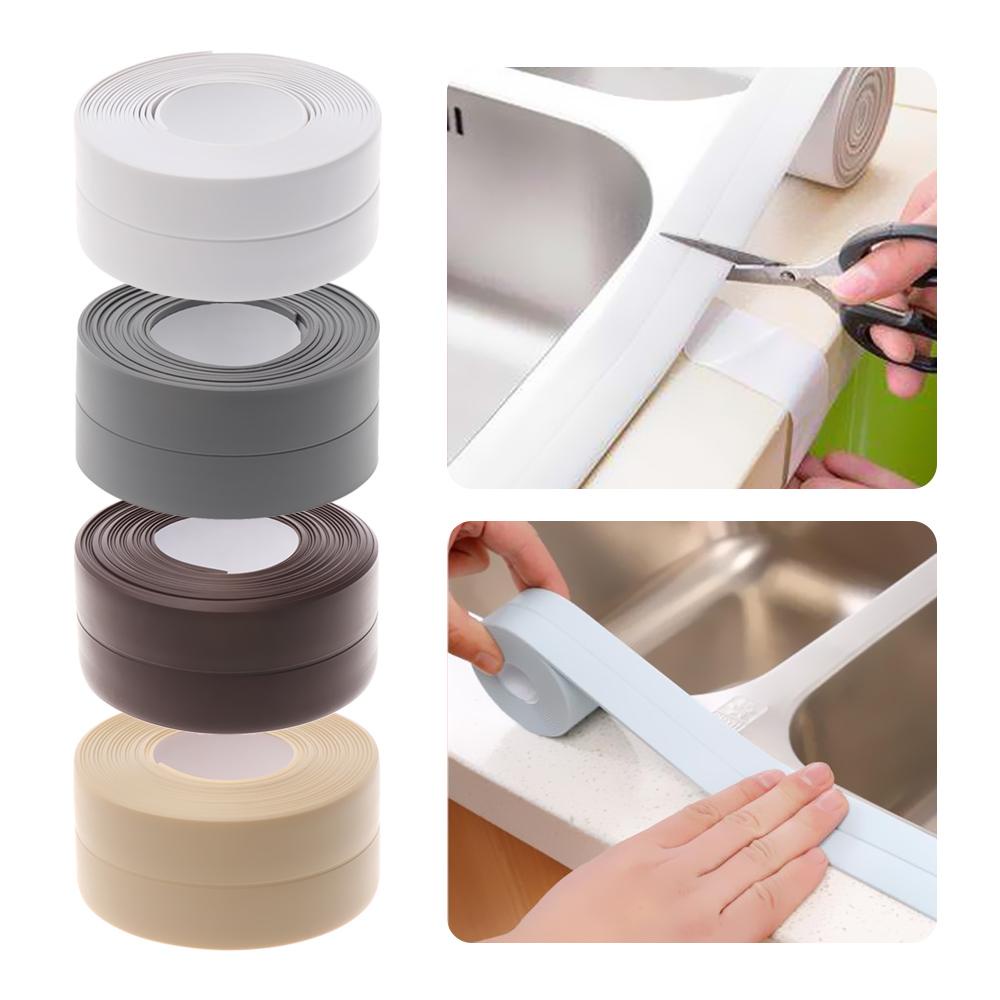Cuộn Dây PVC 3.2m Dán Viền Góc Tường Nhà Bếp / Toilet