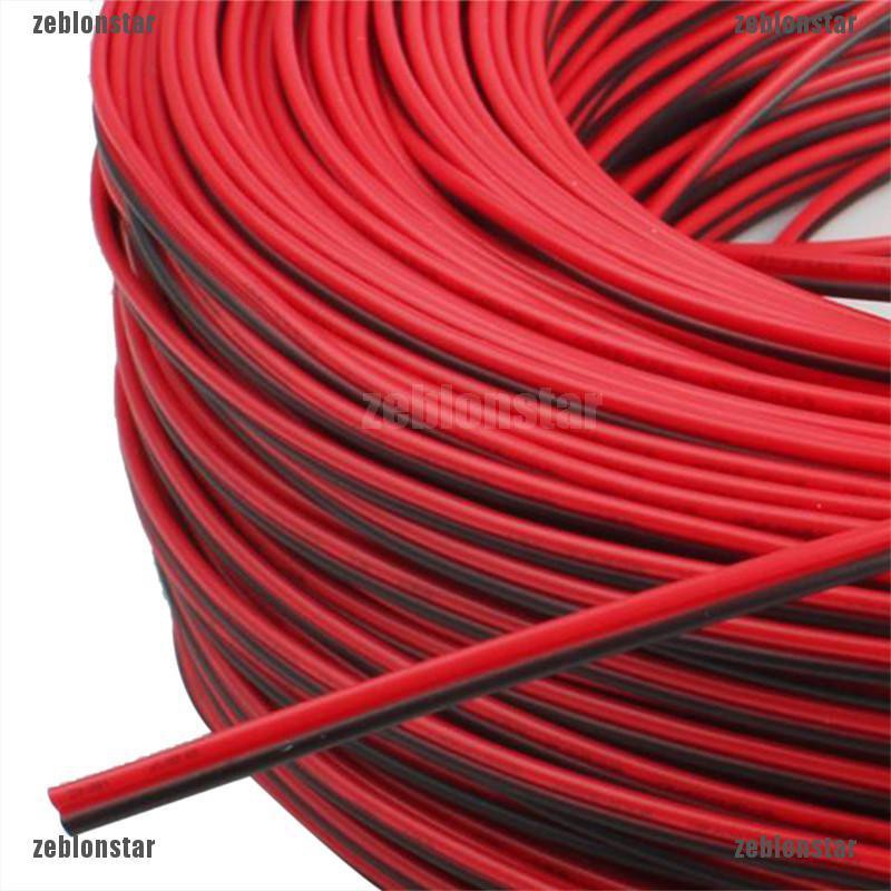 Dây Đèn LED Đỏ / Đen 2-Pin Cho Xe Hơi /