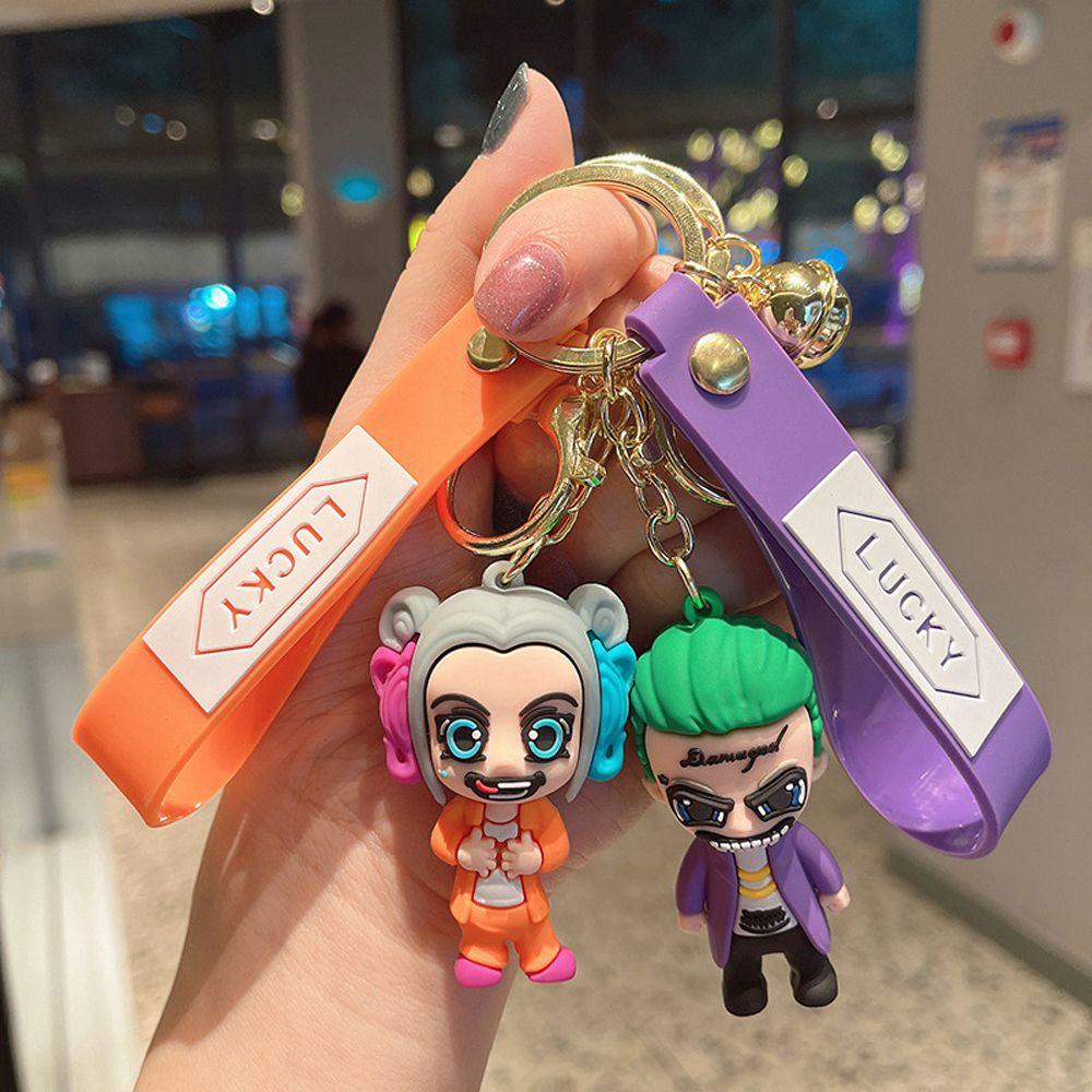 NICKOLAS Móc Khóa Búp Bê Joker Hoạt Hình Dễ Thương