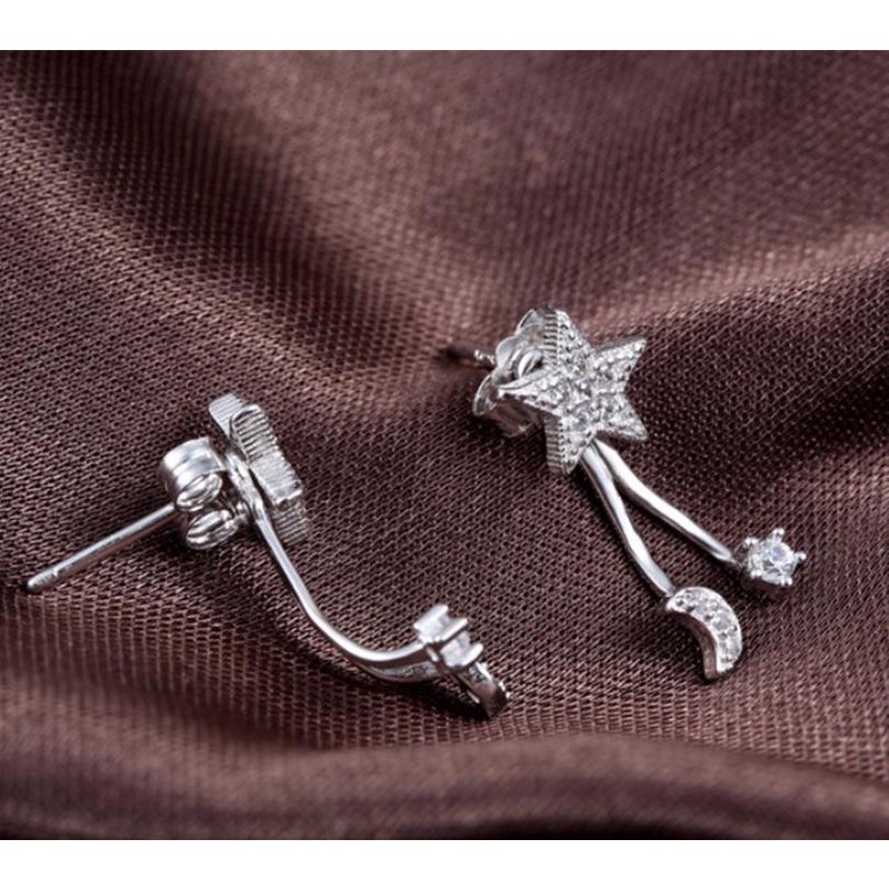 Bông Tai Ngôi Sao Bạc 925 Cao Cấp S083