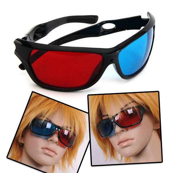 （ʚshibelss）Red Blue Plasma TV Movie Dimensional Anaglyph Framed 3D Vision Glasses | WebRaoVat - webraovat.net.vn