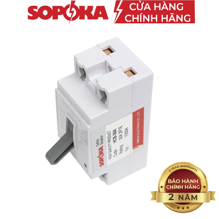 Aptomat chất lượng cao SOPOKA HCB 25A-30A - 40A