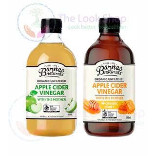 Giấm táo hữu cơ (có giấm mẹ) Apple Cider Vinegar with the Mother Barnes Natural - Dấm táo nhập khẩu chính ngạch từ Úc
