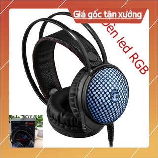Tai nghe chụp tai edra eh410 - có hộp - đèn led rgb - bh 12 tháng