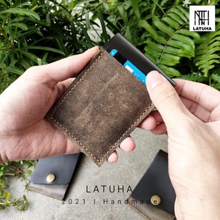 [100% DA BÒ THẬT-BH 12 THÁNG] VÍ SEN HANDMADE MÀU THỜI GIAN DÁNG THỜI TRANG