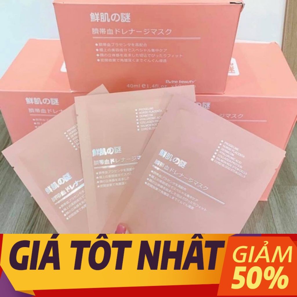 xả kho nghĩ bánmặt nạ nhau thai cừu nhật bảnhàng chính hãng giúp cải thiện làn da căng bóng và trắng sáng mịn màng