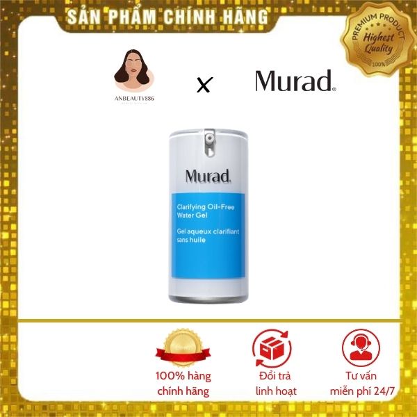 Gel ngừa mụn và cách ly vi khuẩn Murad Clarifying Oil-Free Water Gel