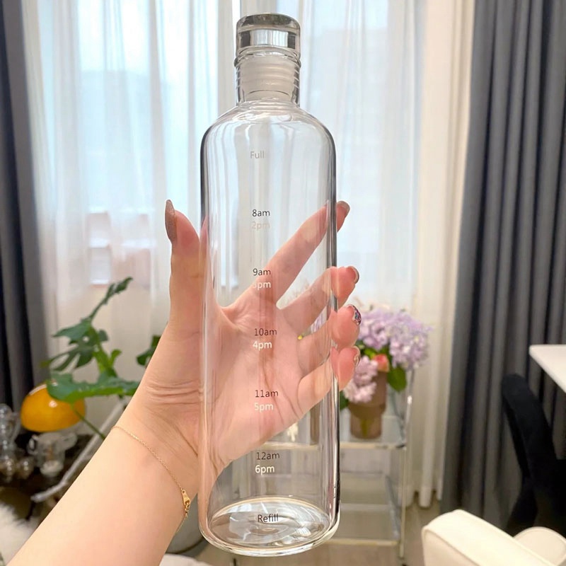 Bình nhựa trong đơn giản tiện lợi cho học sinh dung tích 500ml