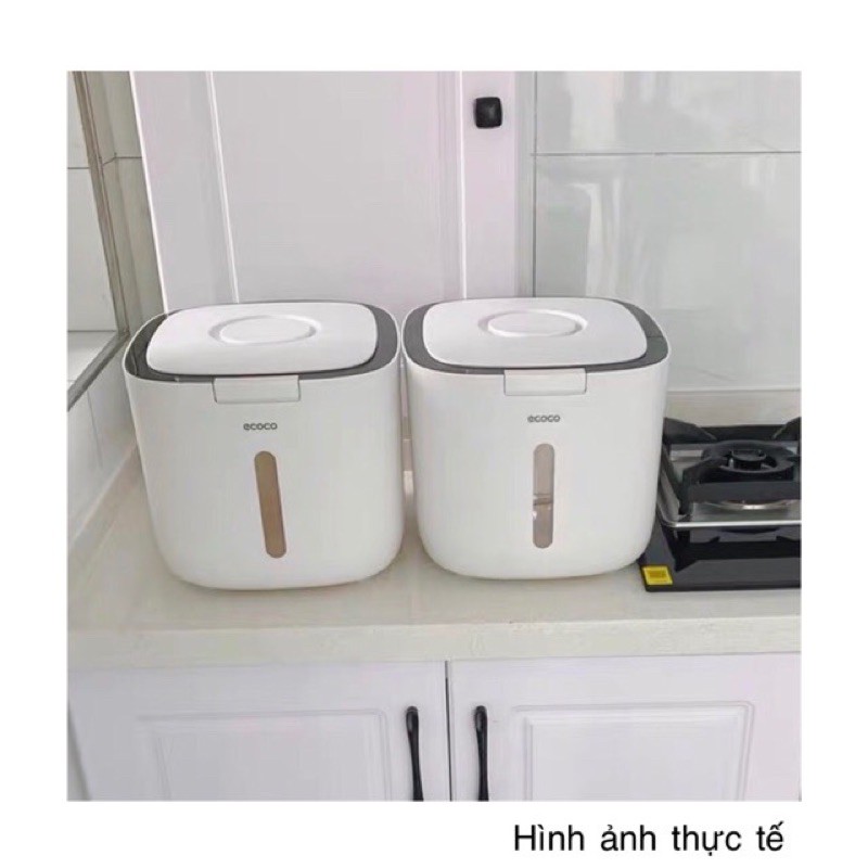 THÙNG ĐỰNG GẠO, THỰC PHẨM KHÔ 10KG CHỐNG MỐI MỌT ECOCO [CMART_GIA DỤNG TIỆN ÍCH]