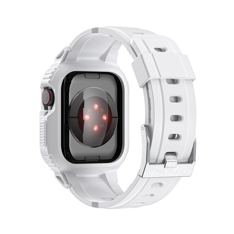Ốp Dây Đeo Đồng Hồ Bằng TPU Silicone 44mm 45mm 42mm 40mm 38mm Cho Iwatch Series 7 6 5 4 3 SE