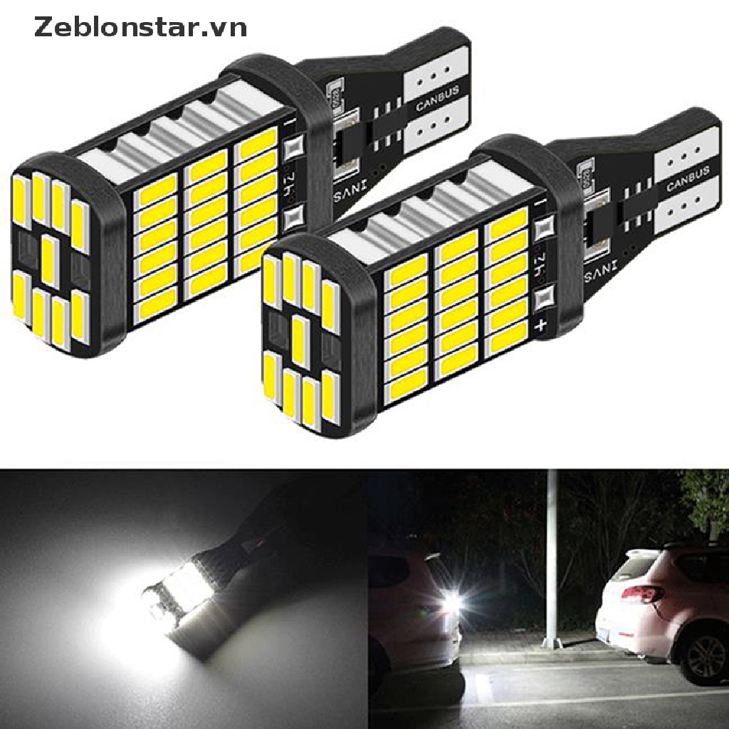 2 Đèn LED W16 T16 T15 921 W16W Chuyên Dụng Cho Xe Hơi