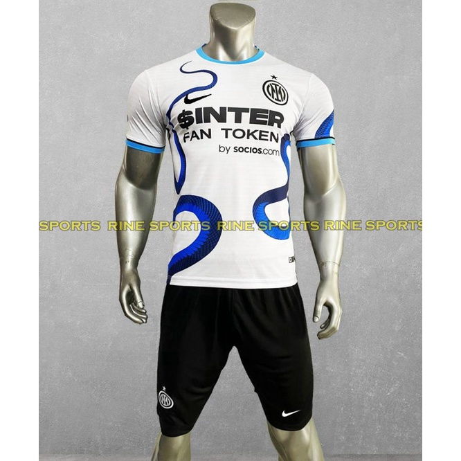 Bộ áo bóng đá inter trắng hàng việt nam cao cấp mùa giải 2021-2022