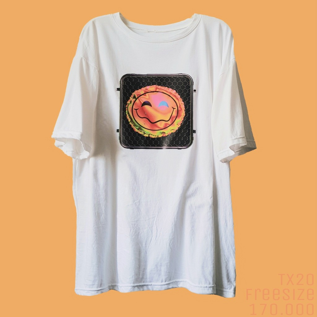 Áo thun nam nữ Unisex cổ tròn in hình độc lạ form cực rộng