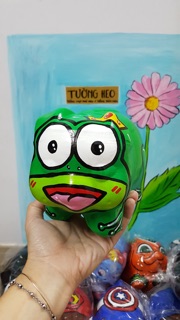 Heo đất handmade - hoàng tử ếch
