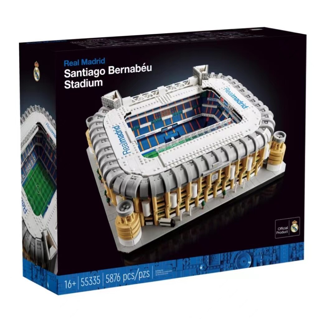 Đồ chơi Lắp ráp Mô hình 55335 MADRID SANTIAGO BERNABEU STADIUM 5876PCS City Fit 10299