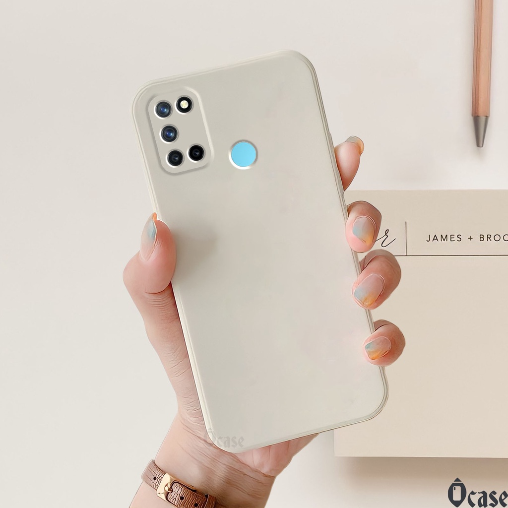 Ốp lưng Realme 7i / Realme C17 in hình gấu cạnh viền vuông có bảo vệ camera