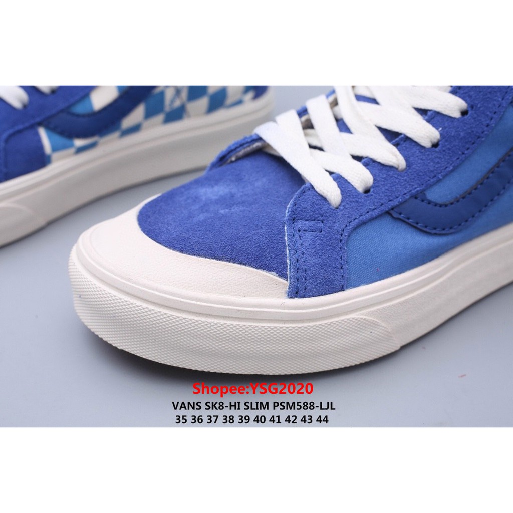 [YSG2020] Giày thể thao Vans_SK8-Hi Pro Skate màu xanh 2