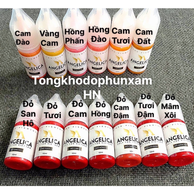MỰC ANGELICA bản Việt tem Trắng bong đậm cam kết hàng chính hãng