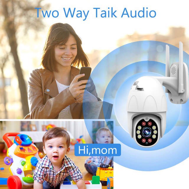 CAMERA NGOÀI TRỜI PTZ 10LED 1080P XOAY 360 MẪU MỚI | BigBuy360 - bigbuy360.vn