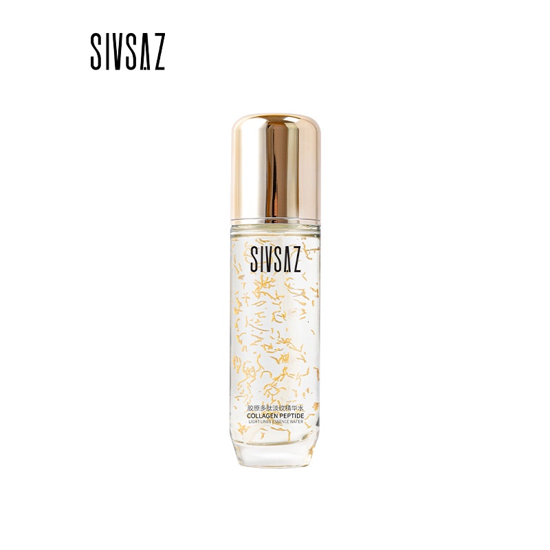 SIVSAZ Serum collagen peptide dưỡng ẩm toner se khít lỗ chân l làm mới và sáng da Tinh chất 100ml